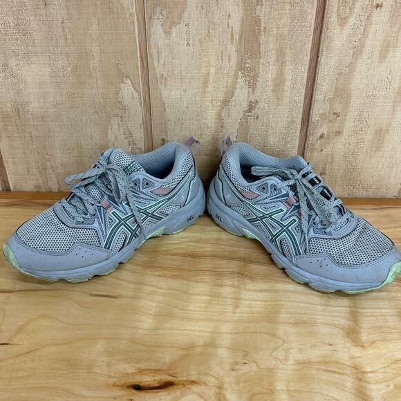 ASICS Gel-Venture 8 Women’s Trail Running Shoes (Wide, Size 7) Grey Mint - Picture 5 of 8